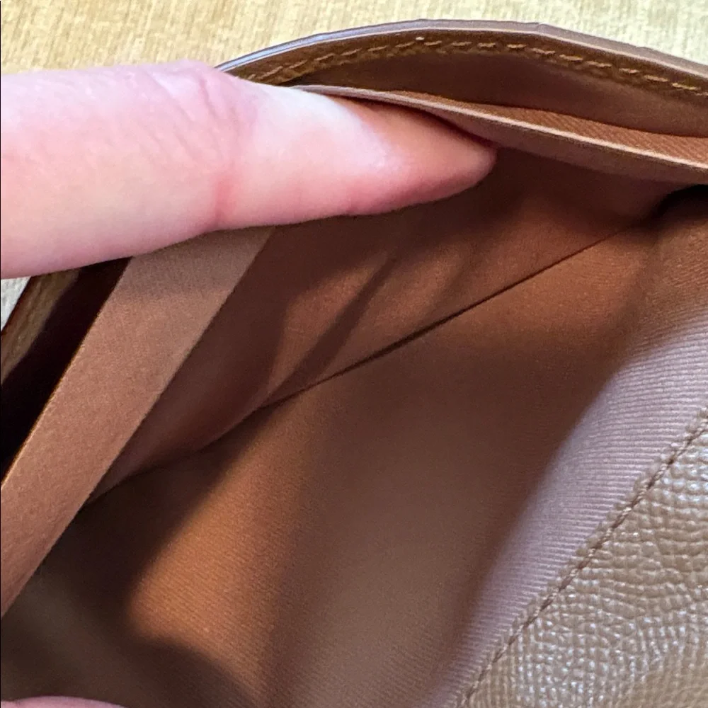 Coach Brown Leather Pouch - Picture 6 of 11